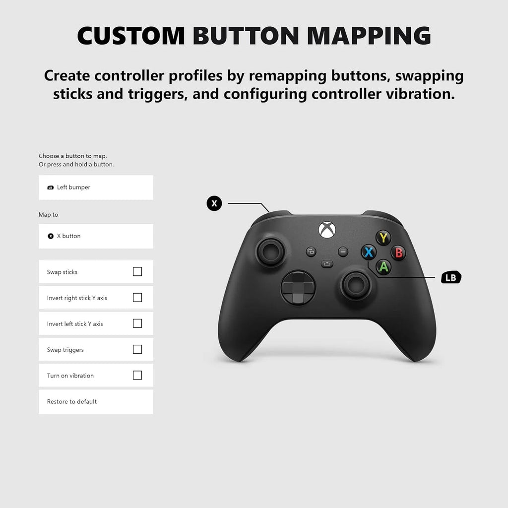 Microsoft Xbox Wireless Controller — Carbon Black