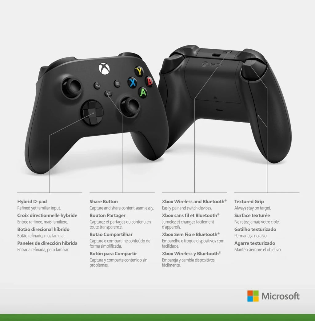 Microsoft Xbox Wireless Controller — Carbon Black