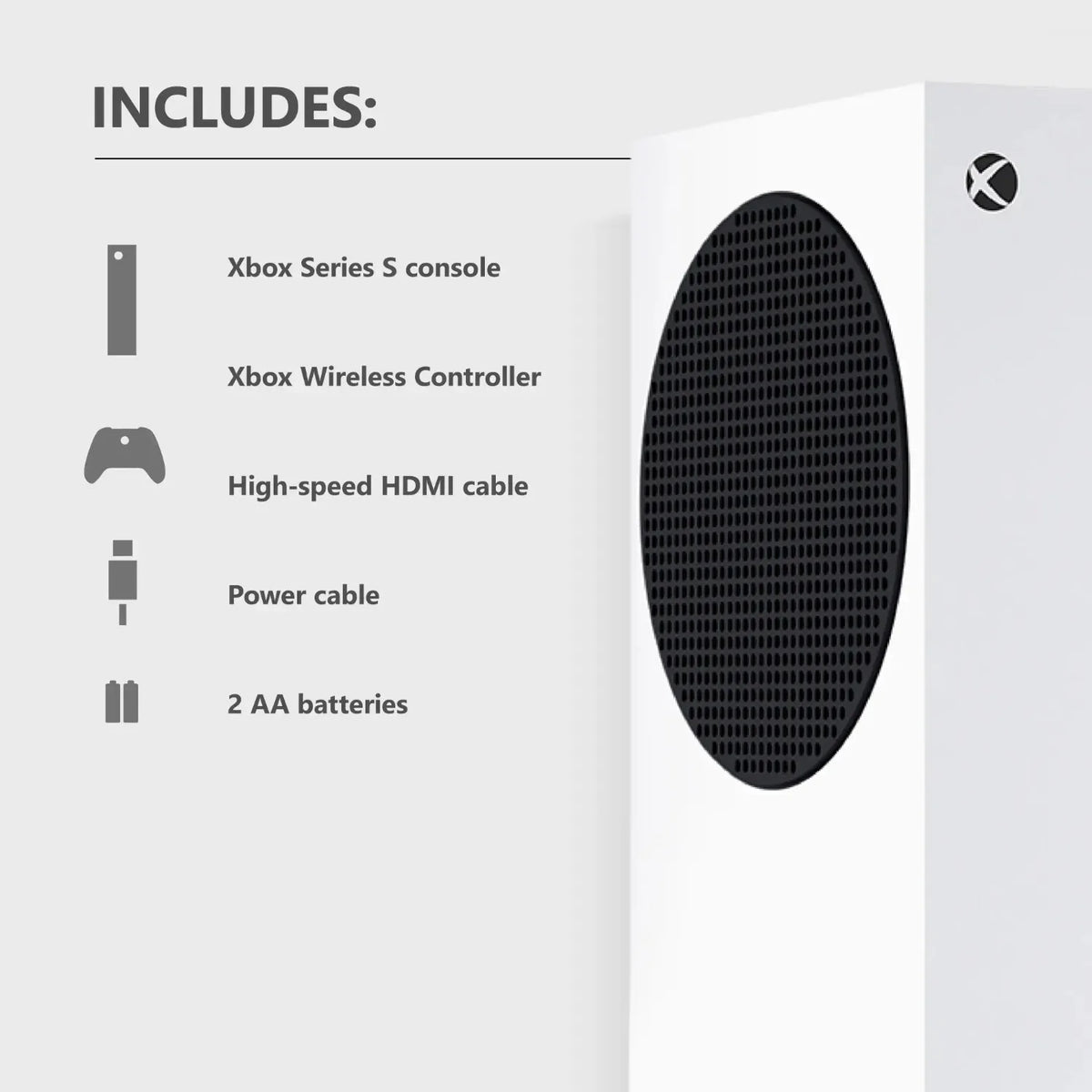 Microsoft Xbox Series S 512GB — All-Digital Gaming Console | 1440p | 120fps | White