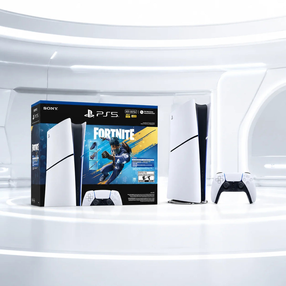 Sony PS5 Digital Edition 825GB — Fortnite Flowering Chaos Bundle