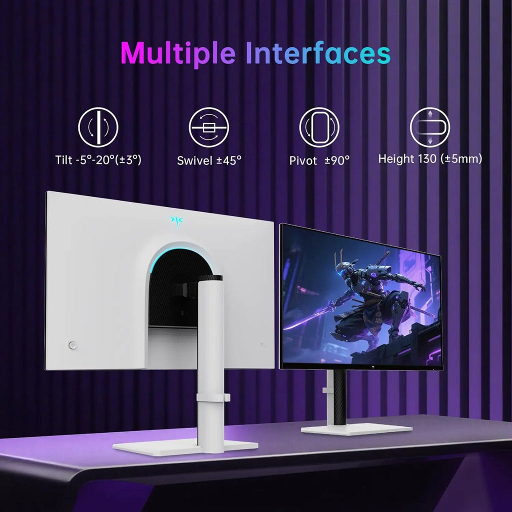 Dough Spectrum 27" IPS Gaming Monitor — 4K 144Hz | HDR | USB-C | Black