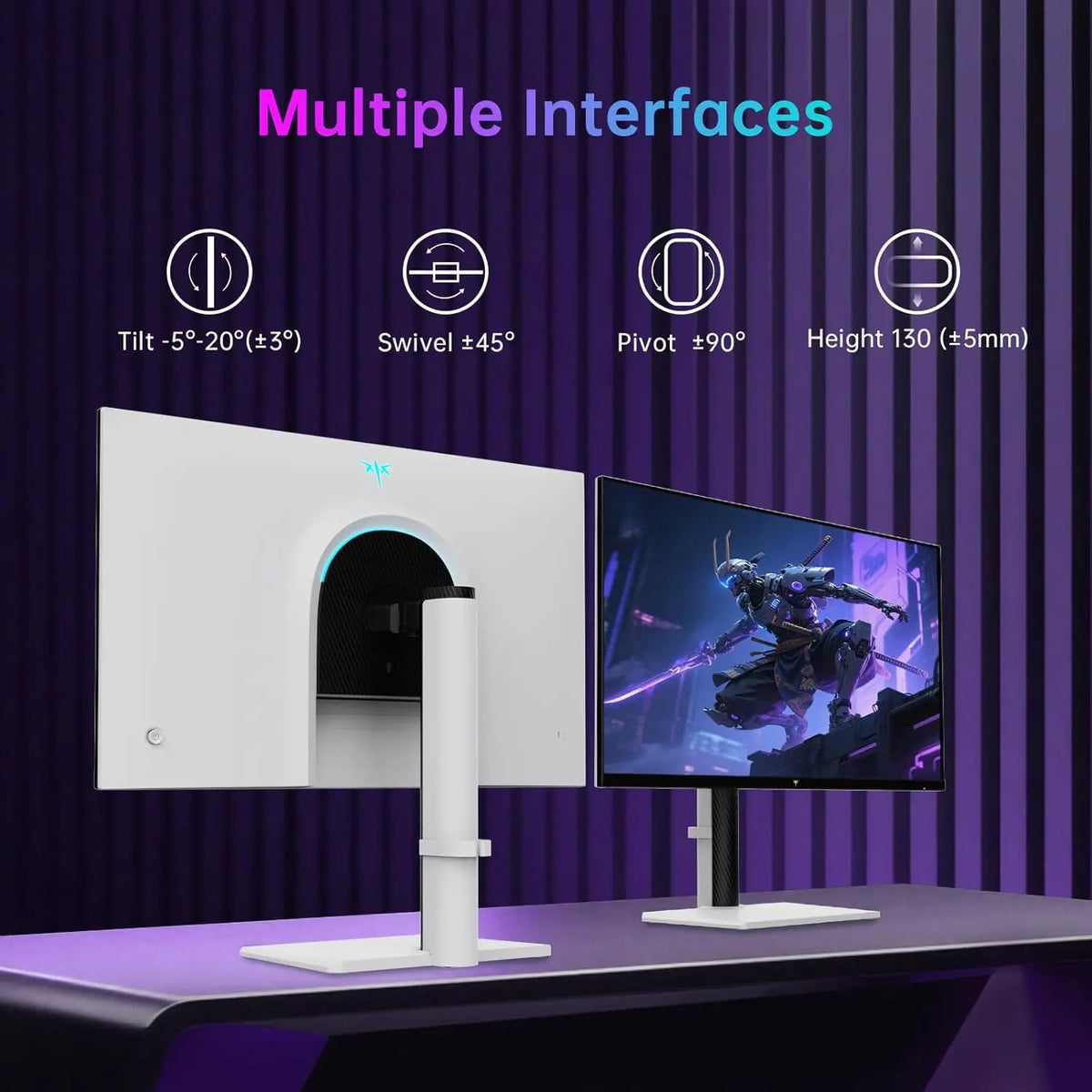 Dough Spectrum 27" IPS Gaming Monitor — 4K 144Hz | HDR | USB-C | Black