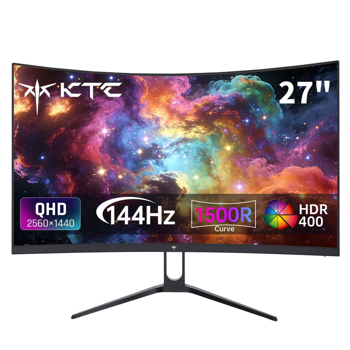 KTC H27S5C 27" Curved Gaming Monitor — 1080p 165Hz | VA Panel | FreeSync | HDMI & DP
