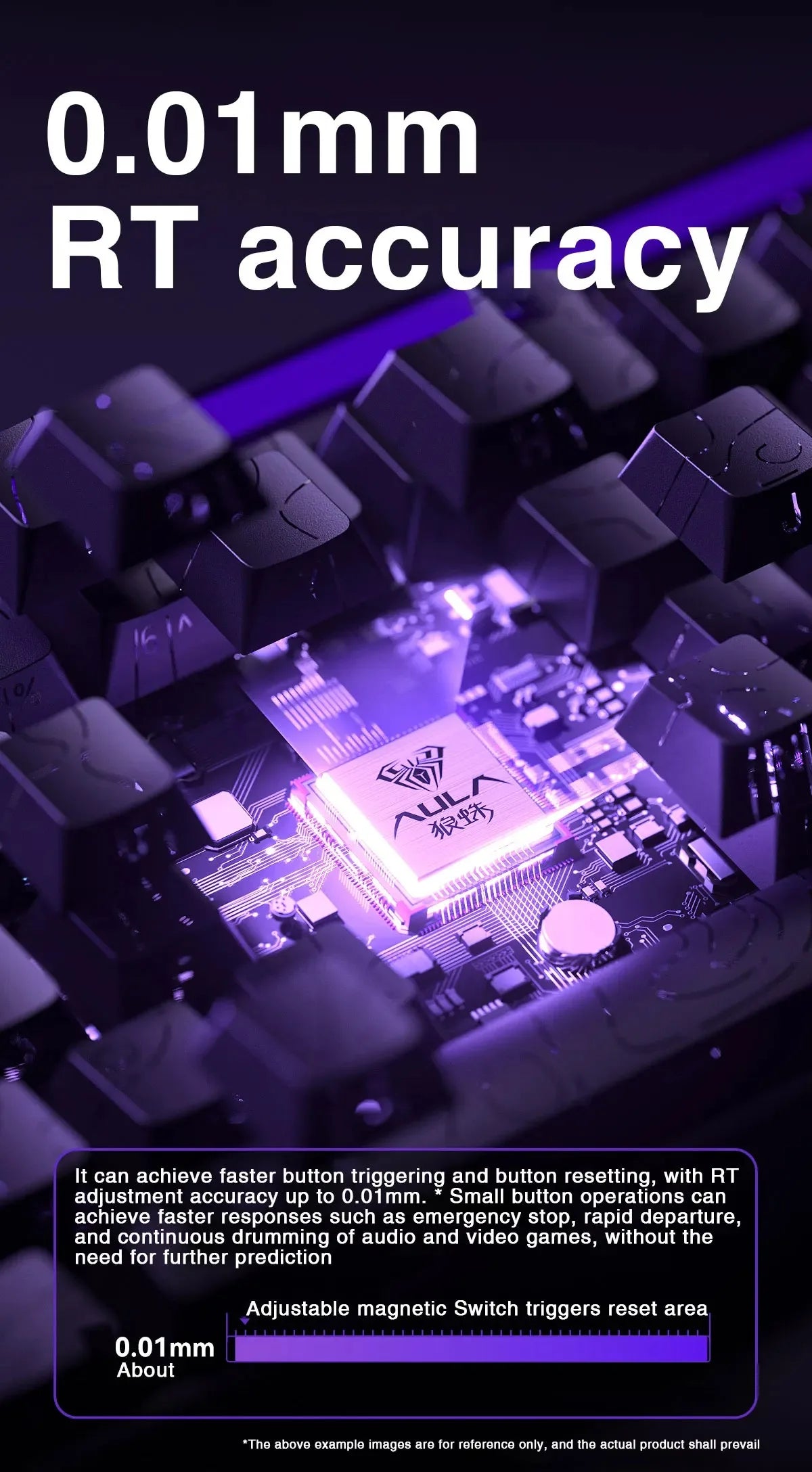 AULA HERO 68HE Gaming Keyboard — Hall Effect Magnetic Switches | Rapid Trigger | 8K Polling | RGB | 65%