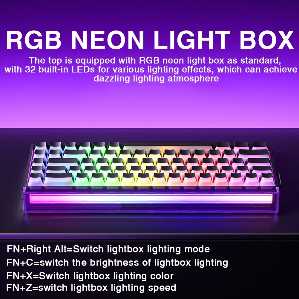 AULA HERO 68HE Gaming Keyboard — Hall Effect Magnetic Switches | Rapid Trigger | 8K Polling | RGB | 65%
