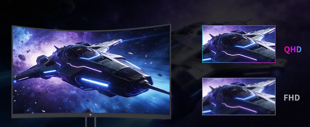 KTC H27S5C 27" Curved Gaming Monitor — 1080p 165Hz | VA Panel | FreeSync | HDMI & DP