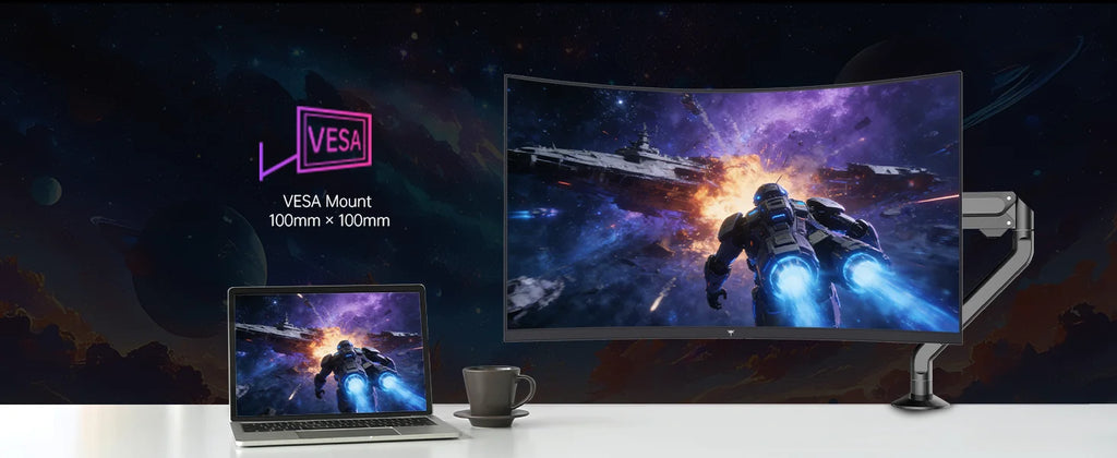 KTC H27S5C 27" Curved Gaming Monitor — 1080p 165Hz | VA Panel | FreeSync | HDMI & DP