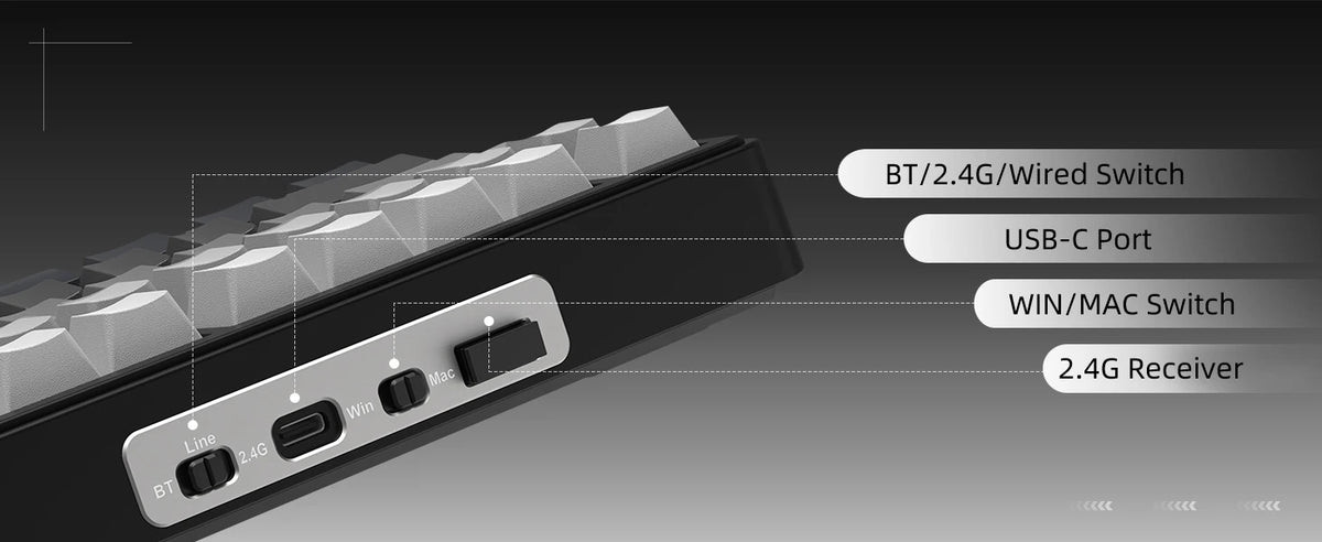 Attack Shark X85 Wireless Mechanical Gaming Keyboard — 75% Layout | Hot-Swap | Knob | PBT Keycaps