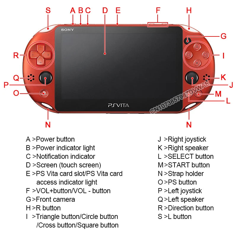 Sony PS Vita 2000 Slim Handheld Console — Multi-Language | Retro Gaming | Multiple Colors & Storage