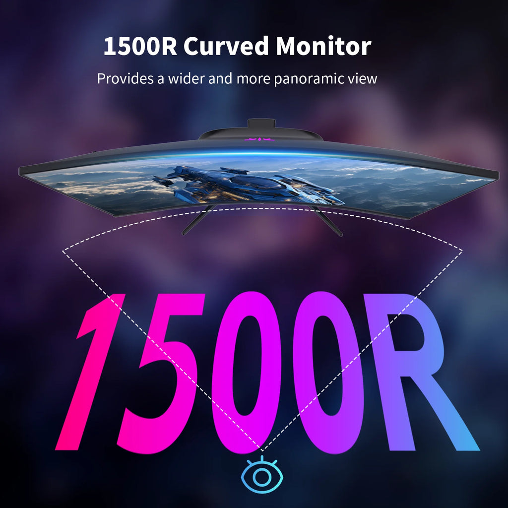 KTC H27S5C 27" Curved Gaming Monitor — 1080p 165Hz | VA Panel | FreeSync | HDMI & DP