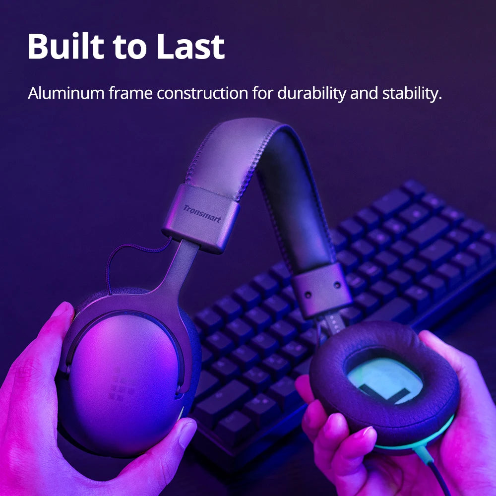 Tronsmart G10 Wired Gaming Headset — Multi-Platform | PC, PS5, PS4, Xbox, Switch, Mobile