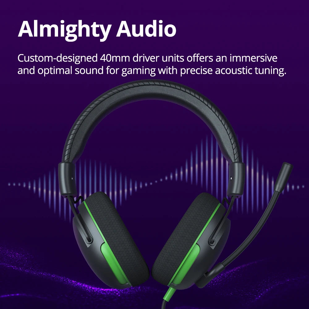 Tronsmart G10 Wired Gaming Headset — Multi-Platform | PC, PS5, PS4, Xbox, Switch, Mobile