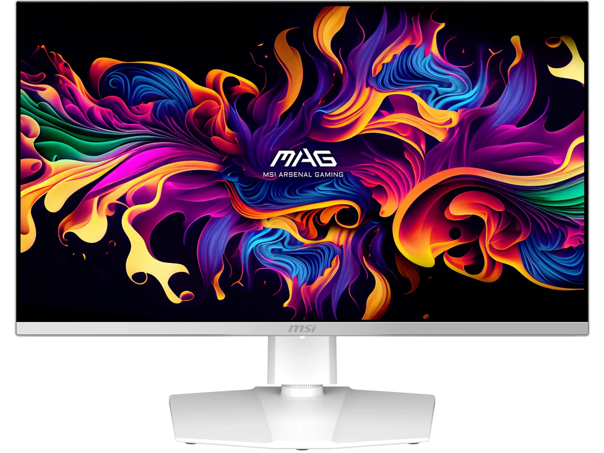 MSI MAG272QPW 27" QD-OLED Gaming Monitor — 2K 280Hz | 0.03ms | HDR400 | USB-C | White