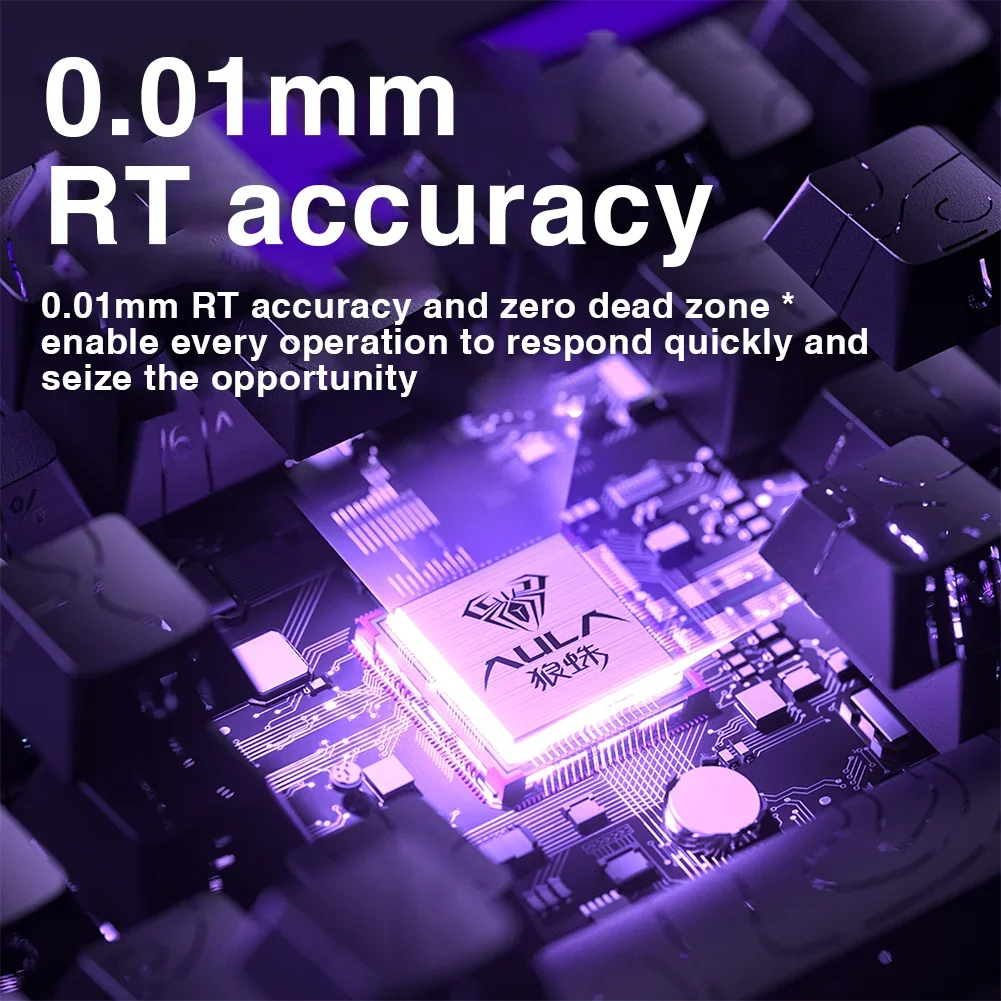 AULA HERO 68HE Gaming Keyboard — Hall Effect Magnetic Switches | Rapid Trigger | 8K Polling | RGB | 65%