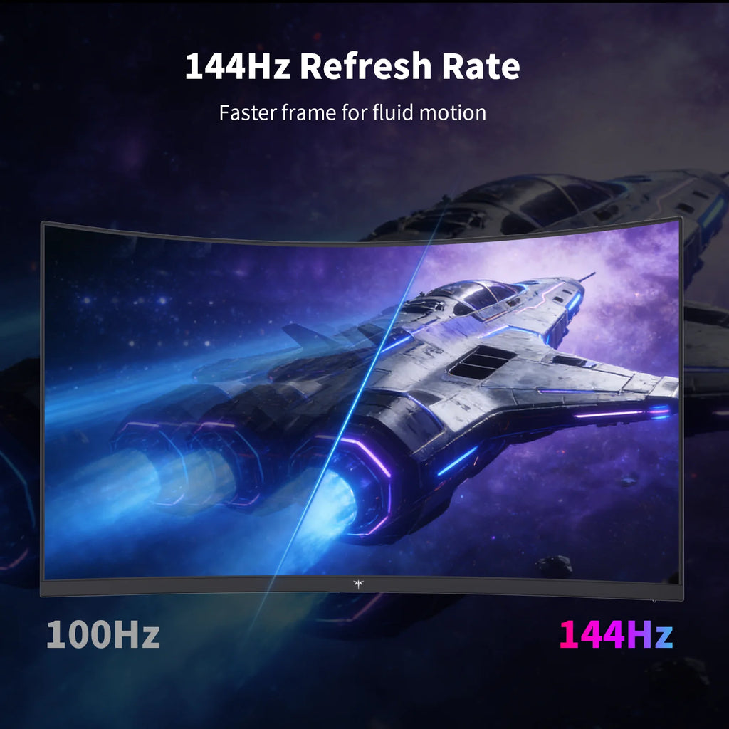 KTC H27S5C 27" Curved Gaming Monitor — 1080p 165Hz | VA Panel | FreeSync | HDMI & DP