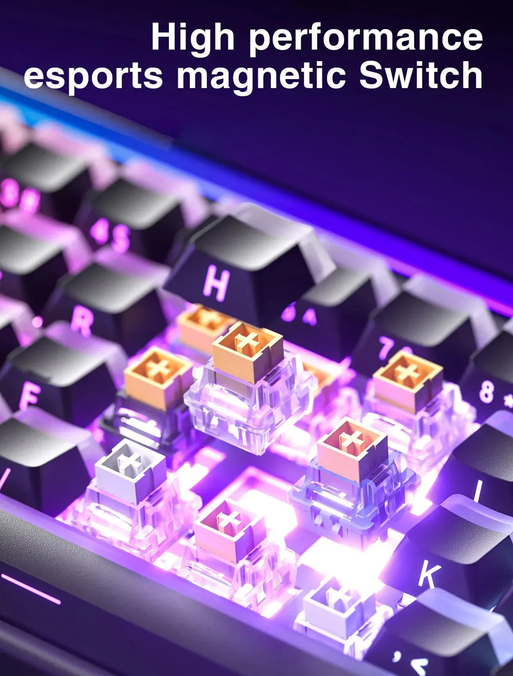 AULA HERO 68HE Gaming Keyboard — Hall Effect Magnetic Switches | Rapid Trigger | 8K Polling | RGB | 65%