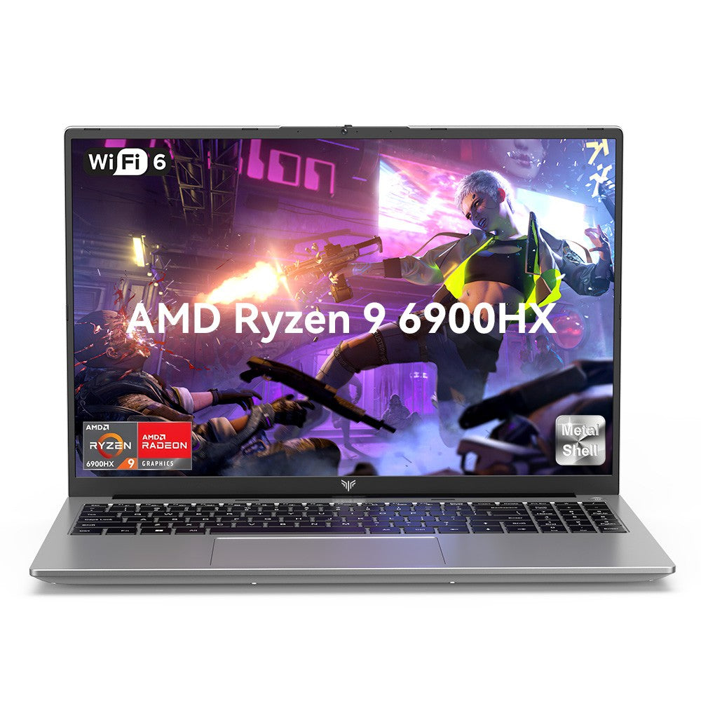 ACEMAGIC 16" Gaming Laptop — AMD Ryzen 9 6900HX | 16GB LPDDR5 | 512GB SSD | FHD | Windows 11 Pro